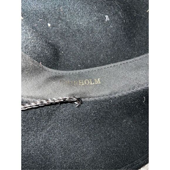 Unisex Bailey Chisholm 100% Wool Lite Felt Black Hat Size medium main image 5
